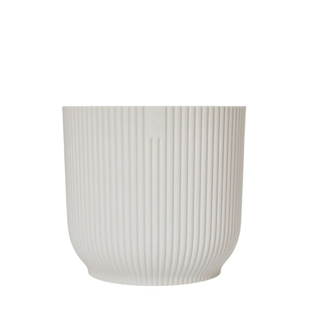 Cover Pot - Elho Vibes - 14cm Eggshell White - Image 4