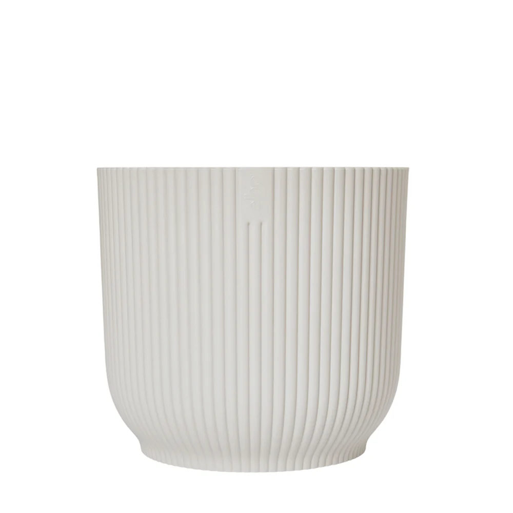 Cover Pot - Elho Vibes - 16cm Eggshell White - Image 3
