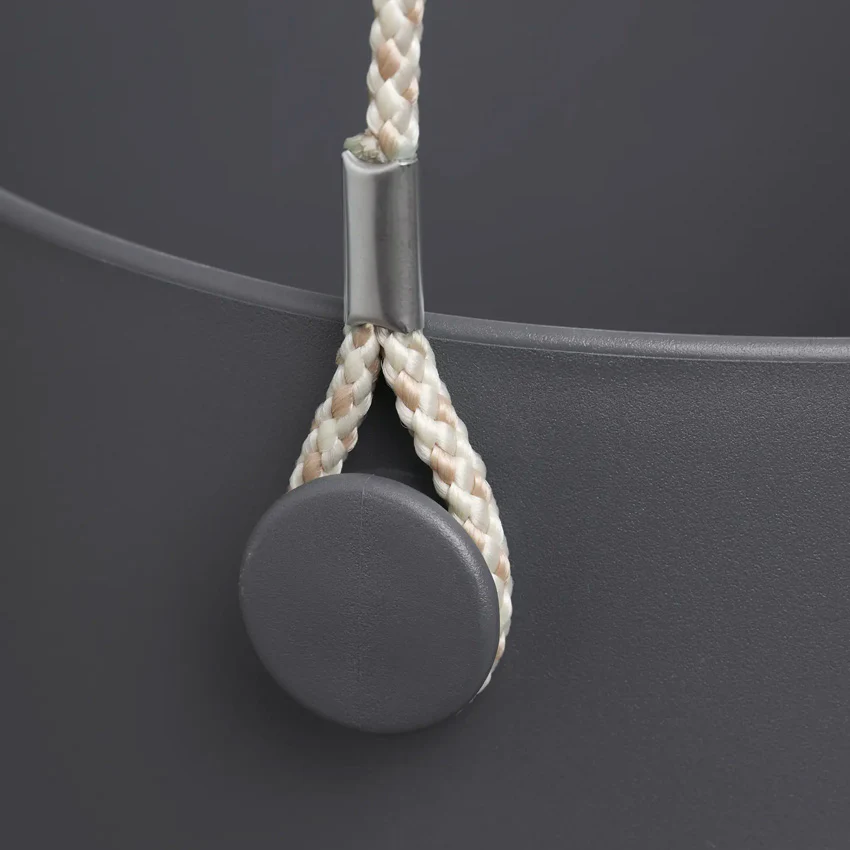 Elho Swing Stackable Hanging Pot - 100% Recycled - 18cm Charcoal - Image 4