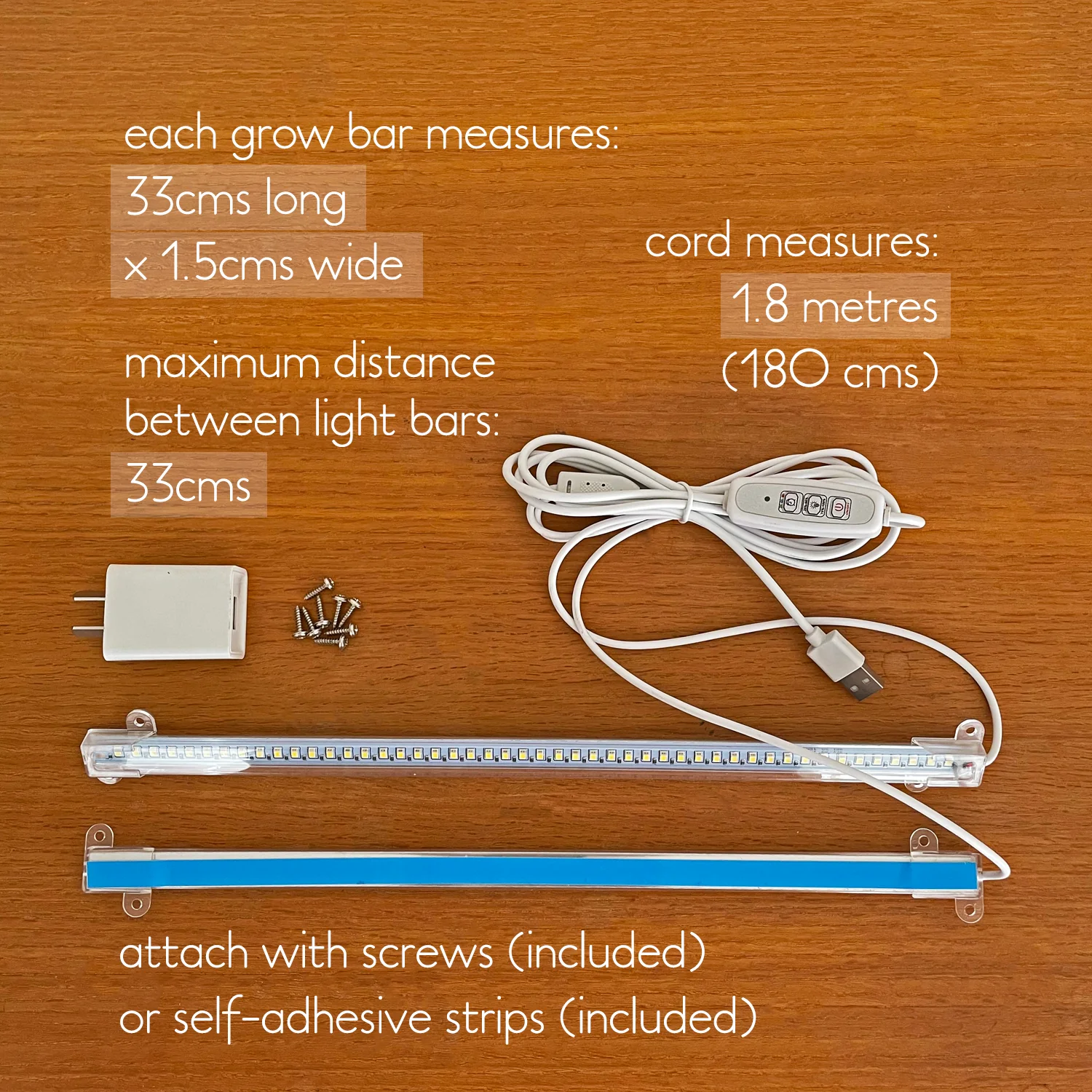 Grow Bar - Grow Light Kit with NZ plug adaptor included - Image 6